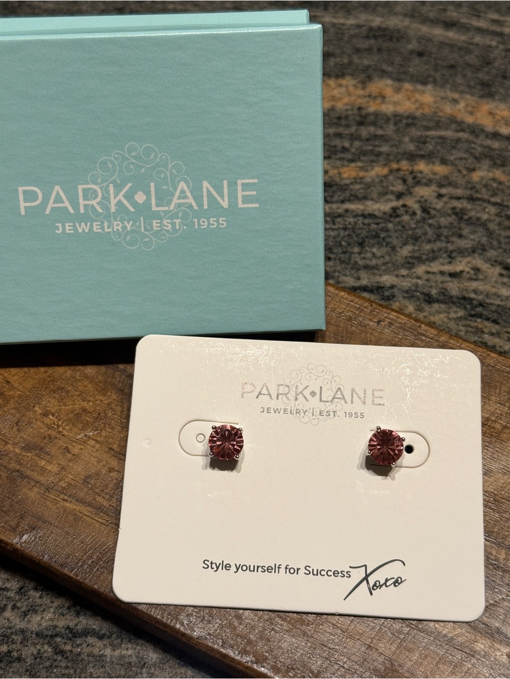 Park Lane Impression Earrings - Baby Pink/Silver - NIB